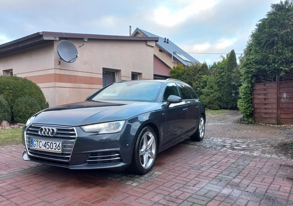 Audi A4 cena 66900 przebieg: 142000, rok produkcji 2016 z Tczew małe 232
